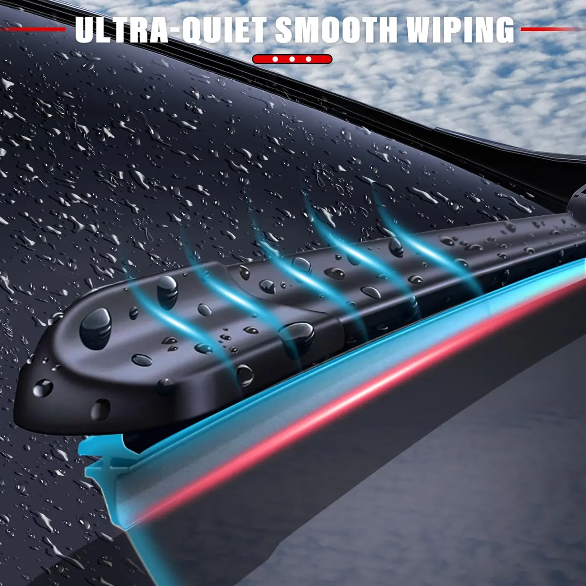 Raintok Windshield Wiper Blades Replacement for Audi Q3 2015-2024 & Q5 SQ5 2009-2024 | 24"+20" | Long-lasting, Precise Fit - view 9