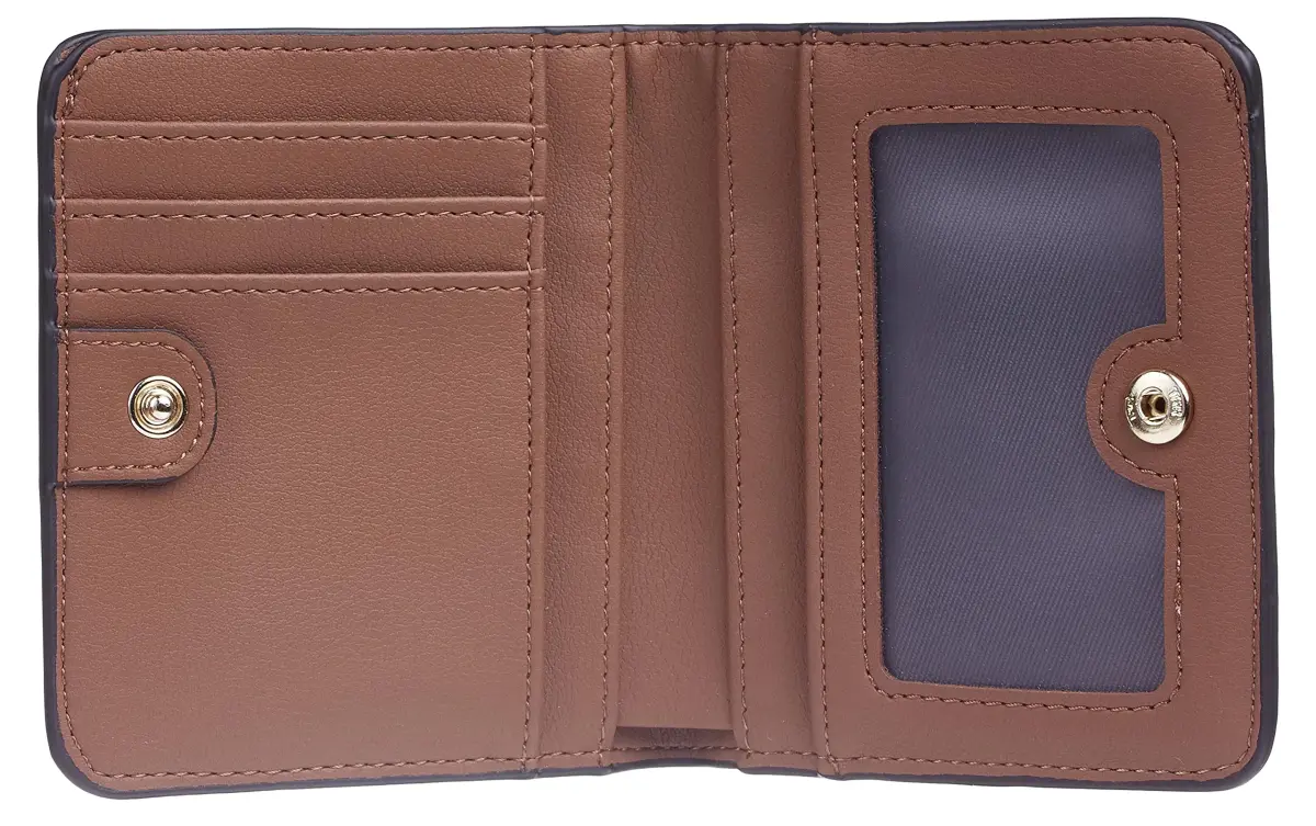 Toughergun Women's Slim RFID Blocking Leather Wallet with Clear ID Window - Compact Bifold Mini Purse - view 4