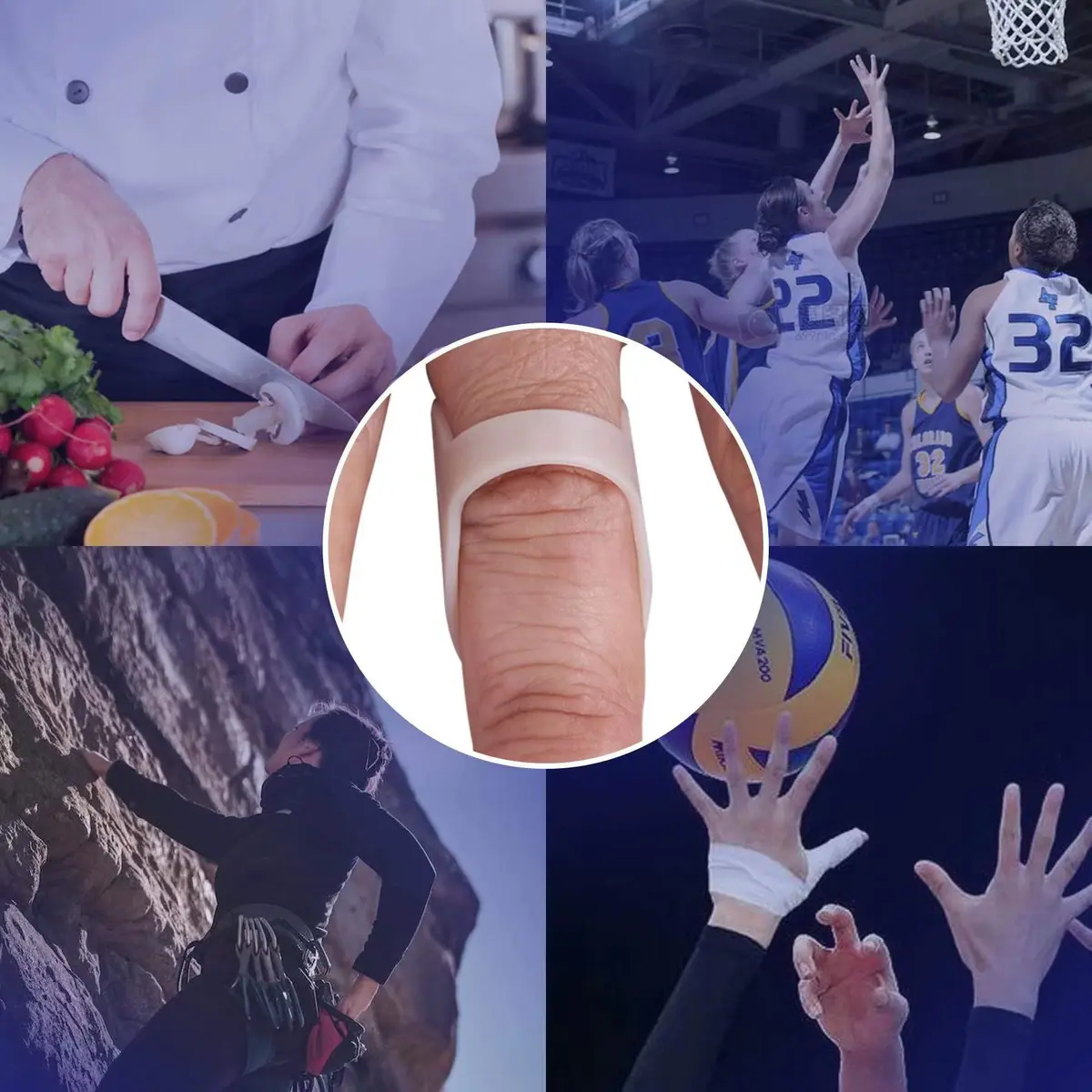 Soft Home Oval Finger Splints Size(3,4,5,6,7,8) | Support for Finger Pain & Recovery - view 5