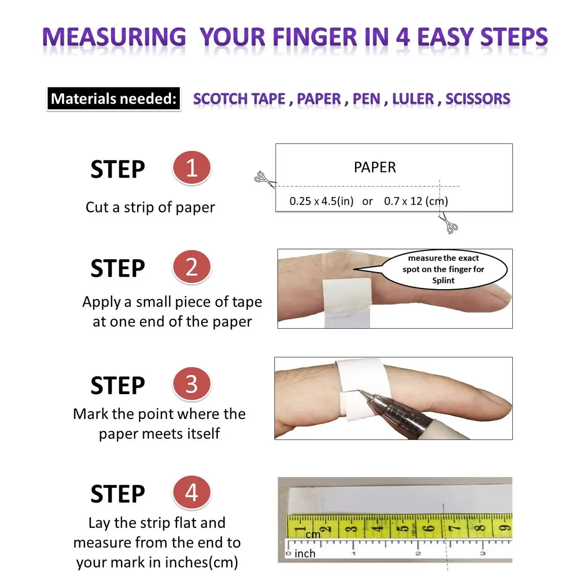 Soft Home Oval Finger Splints Sizes 5-10 | Waterproof, Breathable, Long-Lasting Support for Finger Pain Relief - view 3