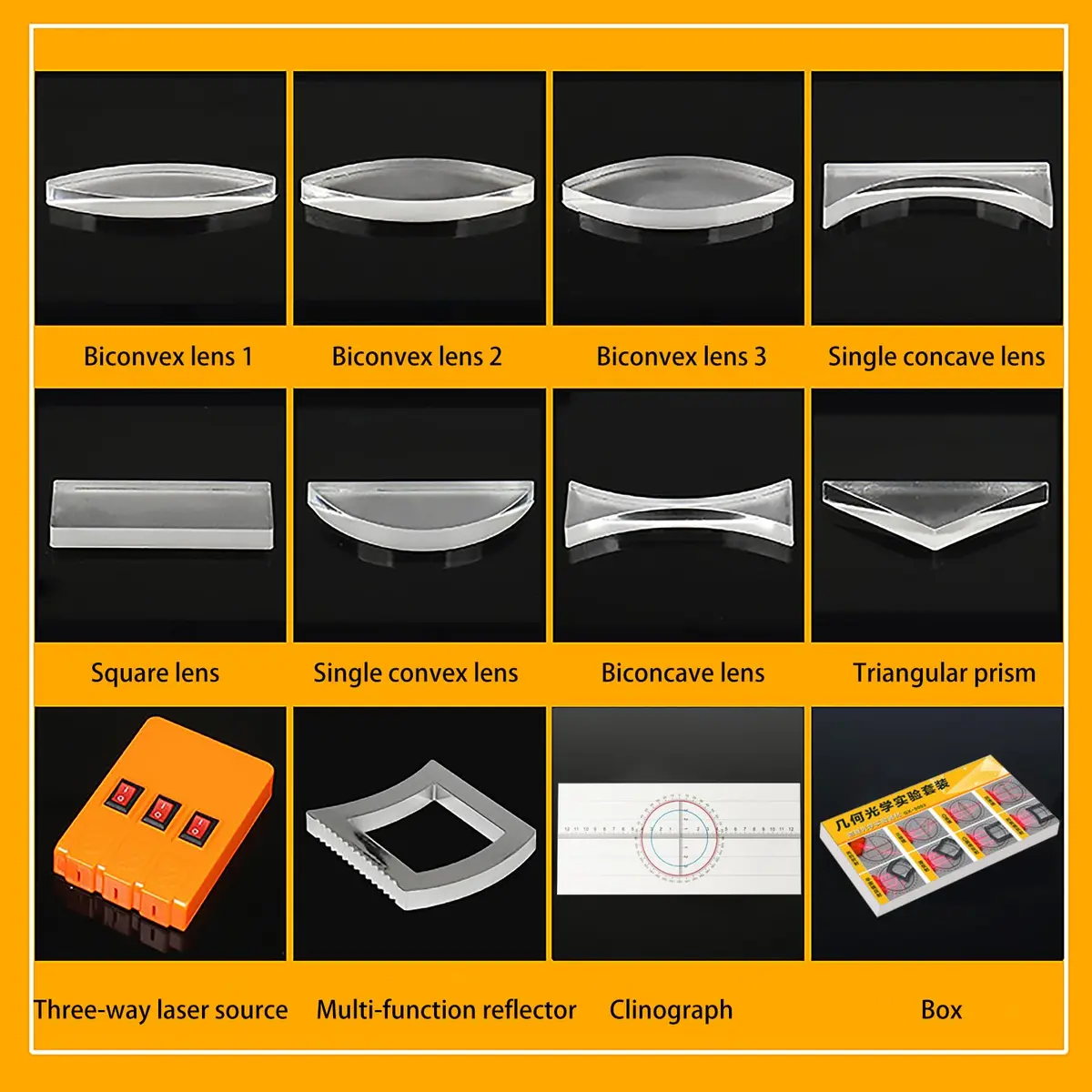 EXBEPE Physics Optics Experiment Set 11 Piece | Educational Science Kit for Refraction and Reflection - view 8