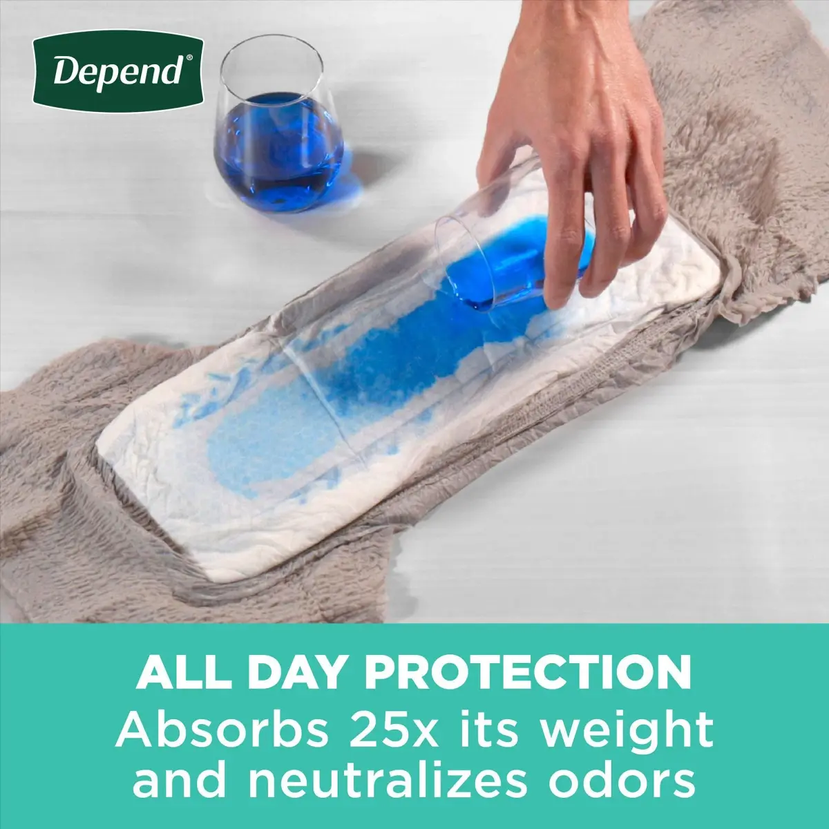 Depend Fresh Protection Men's Incontinence Underwear XL, 52 Ct | Maximum Absorbency for All-Day Comfort - view 8