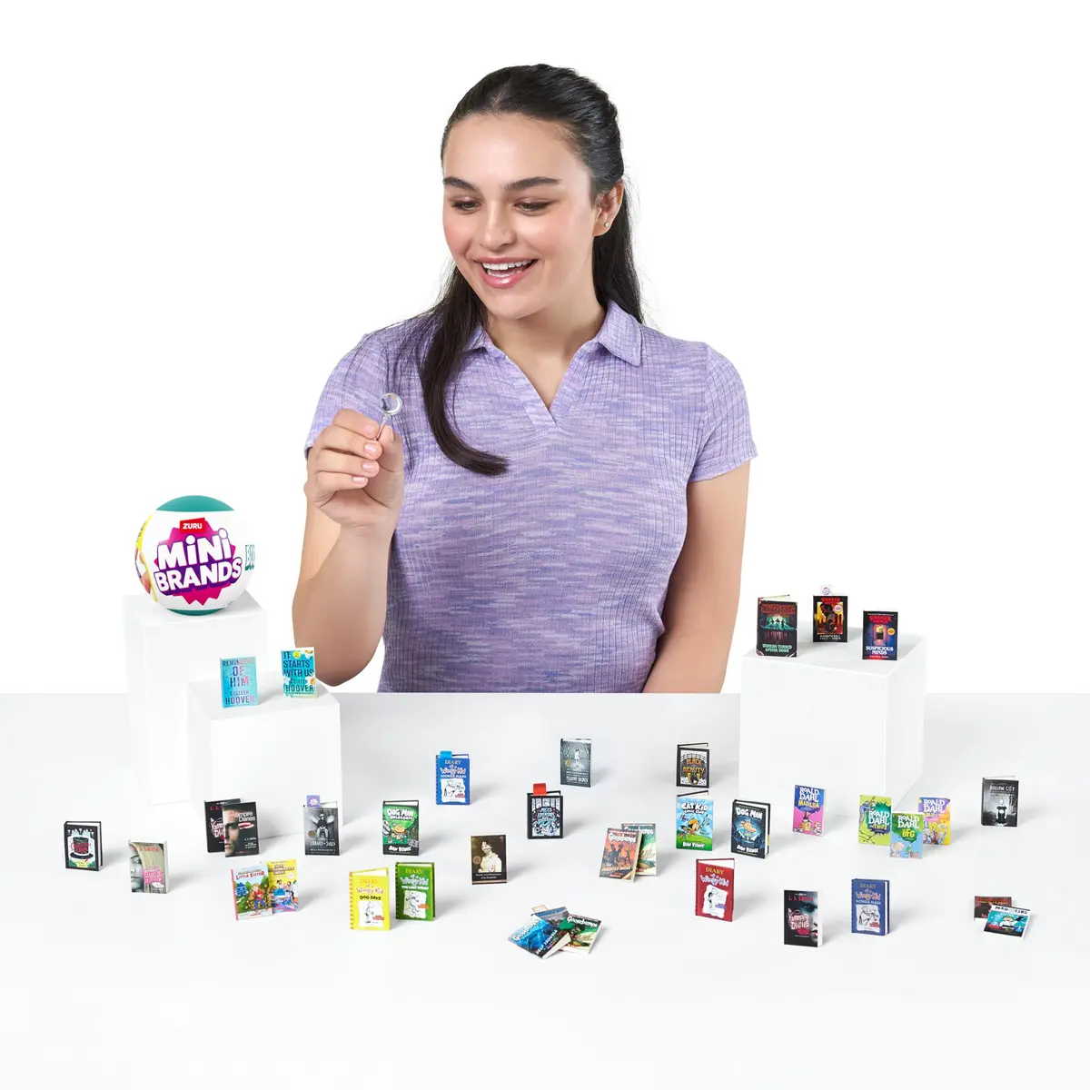 Mini Brands Books Capsule by ZURU | Collectible Miniature Book Set with Real Pages (1 Pack) - view 6