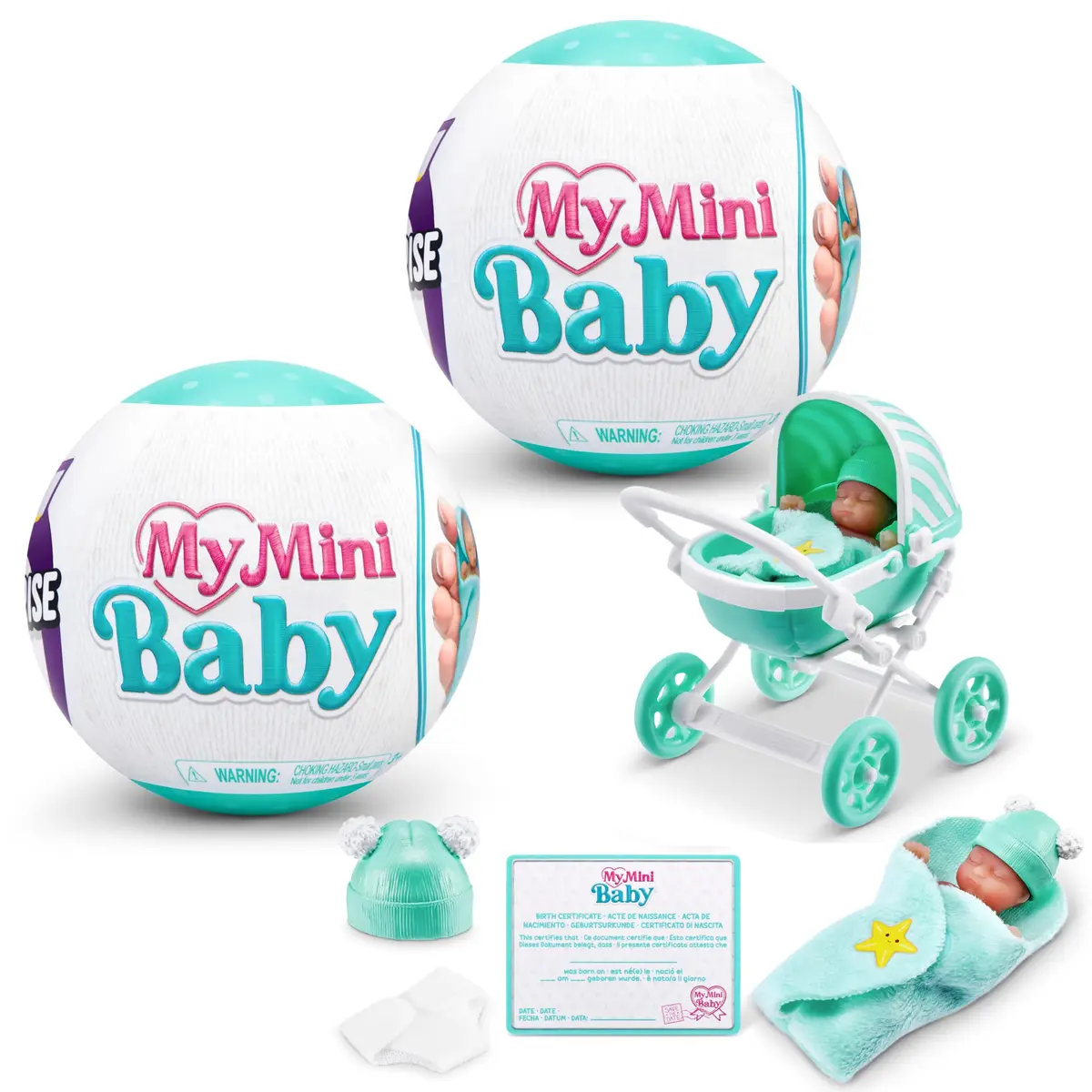 ZURU MY MINI 5 Surprise My Mini Baby Series 1 Mystery Capsule Toy | Ages 3+ - main product image