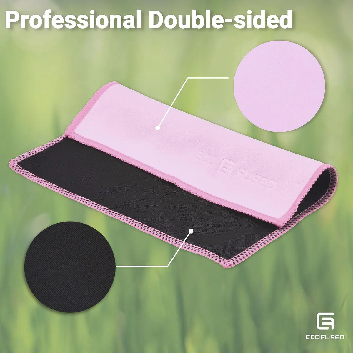 Eco-Fused Microfiber Cleaning Cloths 5 Pack 16.7 cm x 15.7 cm | Double-Sided Suede & Microfiber for Screens & Glasses - view 9