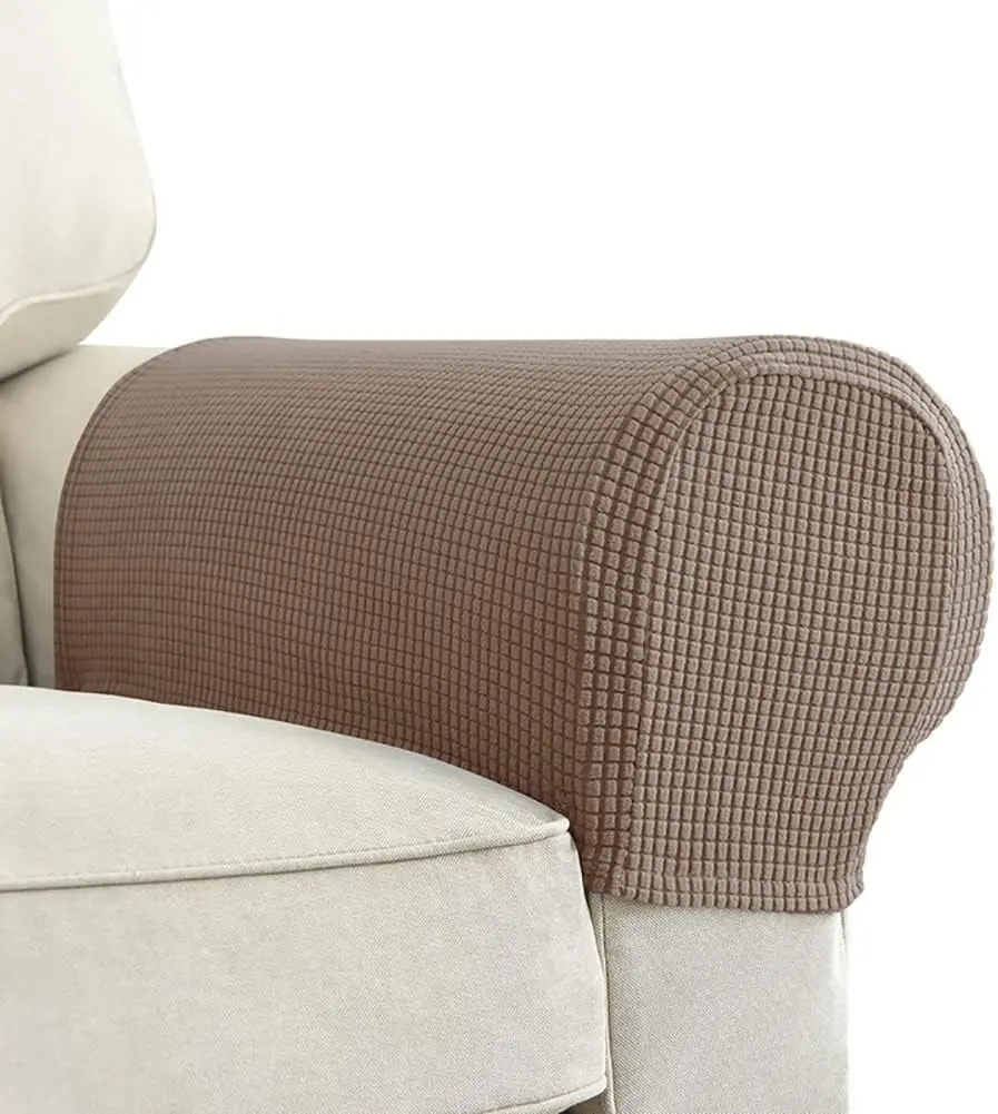 Chaexii Elastic Polyester Sofa Arm Cover 45.5-53cm | Scratch Resistant & Durable - view 9