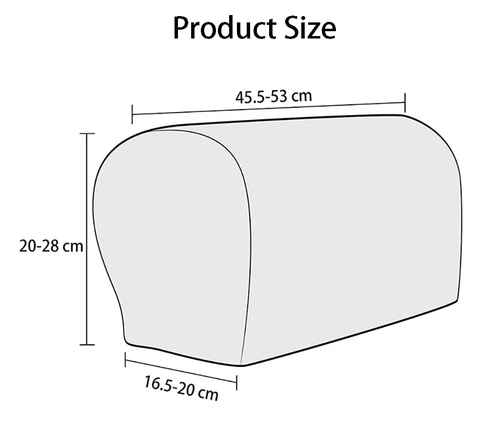 Chaexii Elastic Polyester Sofa Arm Cover 45.5-53cm | Scratch Resistant & Durable - view 5