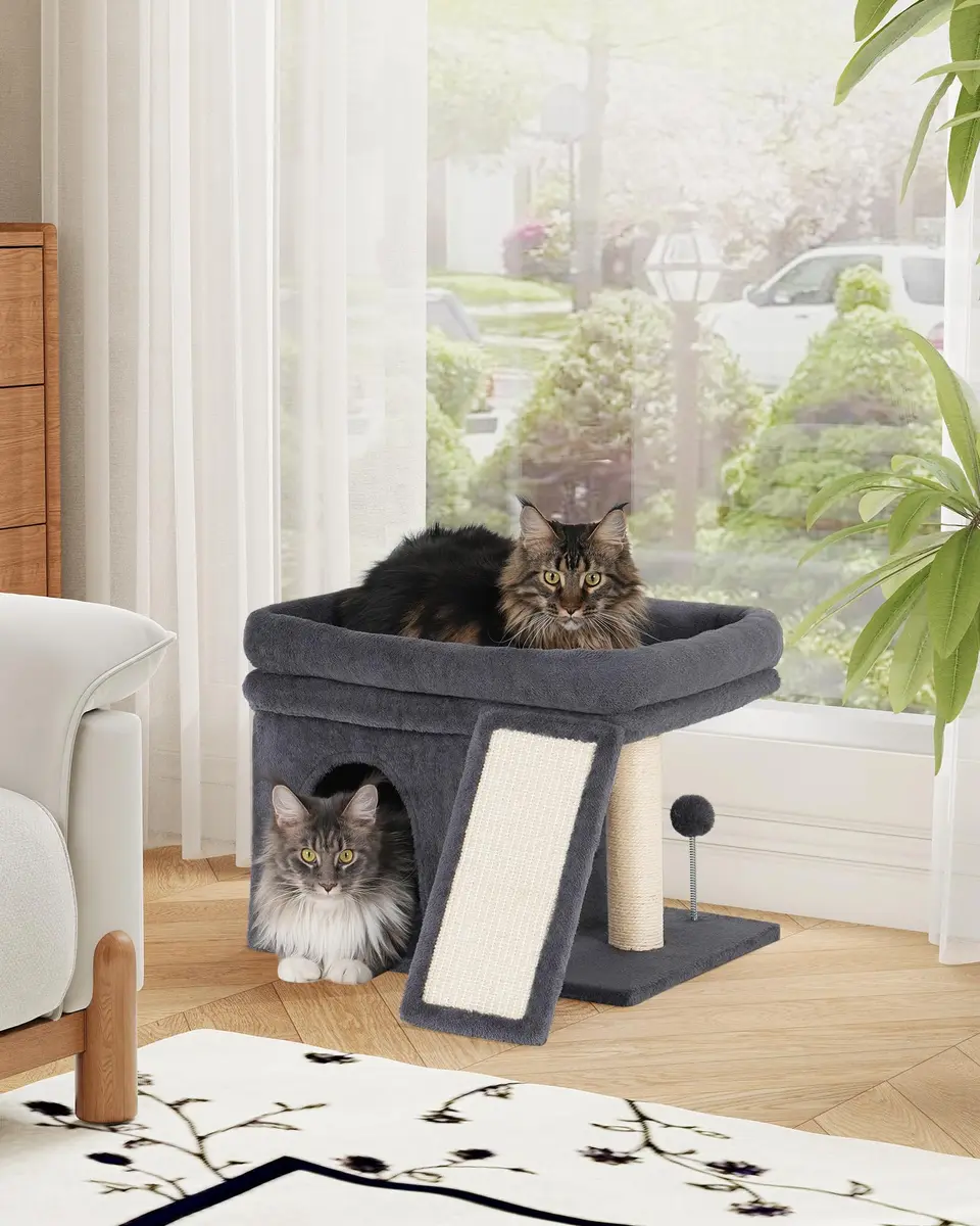 Aechonow Cat Tree for Large Cats 20x16.5 Perch Bed for Adult Senior Cats | Durable Sisal & Washable Cushion - view 7