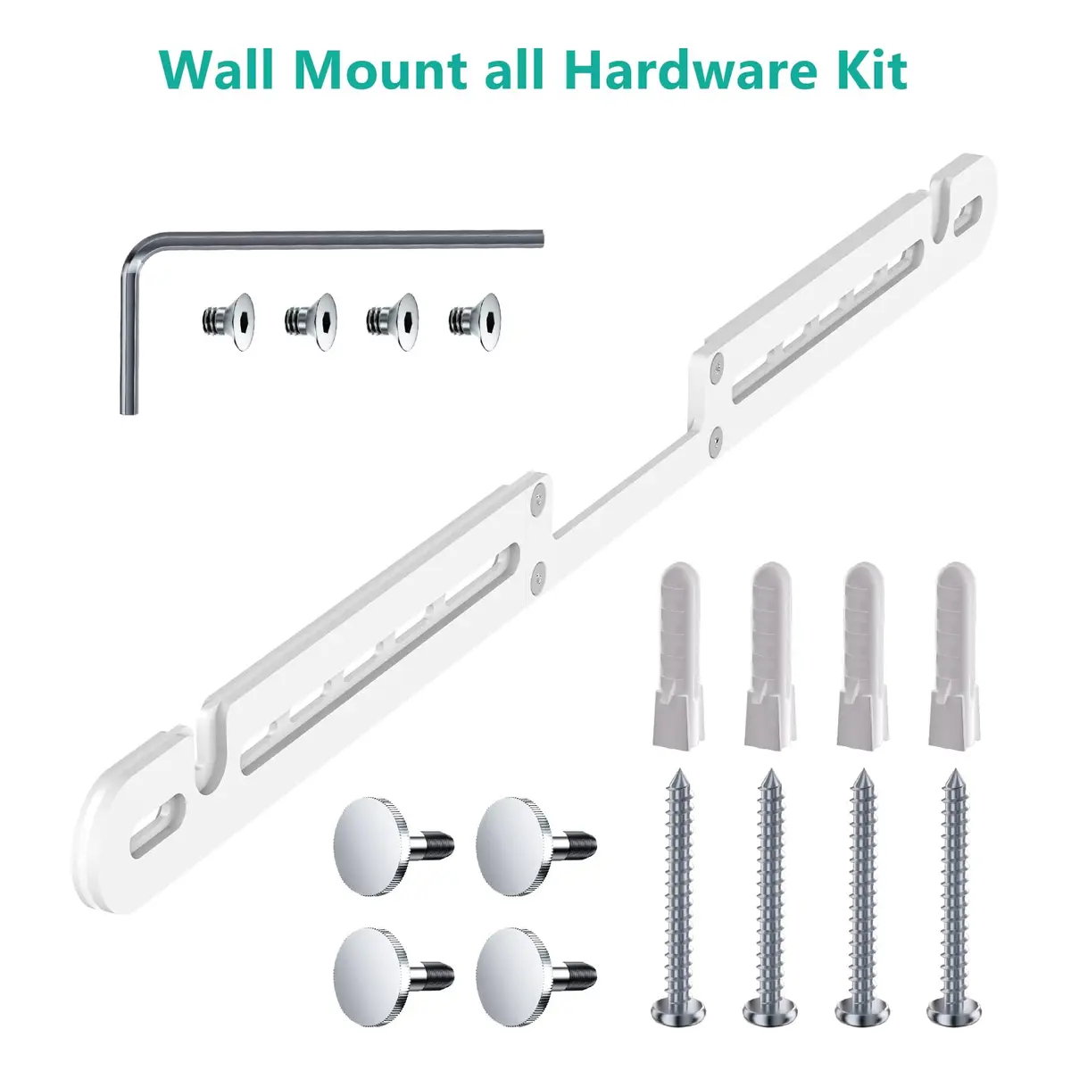 WALI White Soundbar Wall Mount for Sonos Arc & Ultra | 0.78 kg (1.72 lb) - view 8