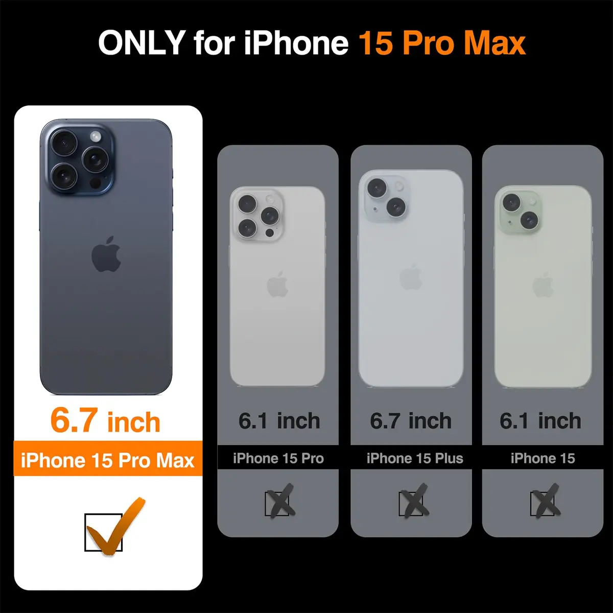 LOHASIC iPhone 15 Pro Max Leather Case | Slim Vintage Brown Luxury Cover - view 2