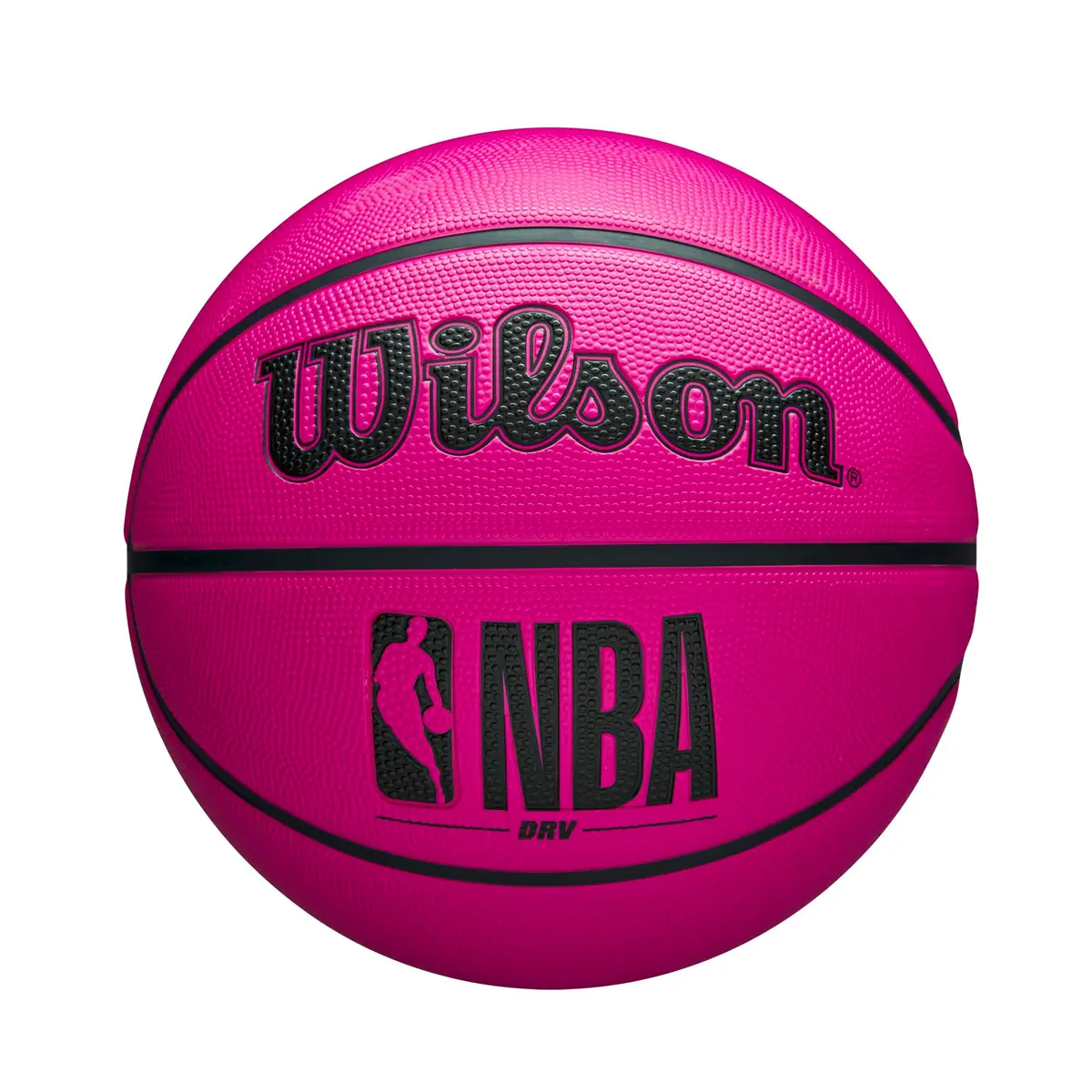 WILSON NBA DRV Outdoor Basketball Size 6 | Durable Rubber Cover for Outdoor Play with Pump (28.5") - main product image