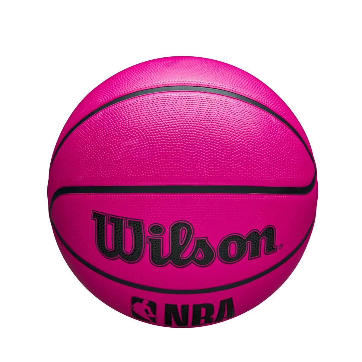 WILSON NBA DRV Outdoor Basketball with Pump - Pink, Size 5 | Durable Outdoor Play - view 5