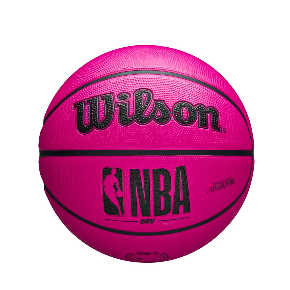 WILSON NBA DRV Outdoor Basketball with Pump - Pink, Size 5 | Durable Outdoor Play - view 7