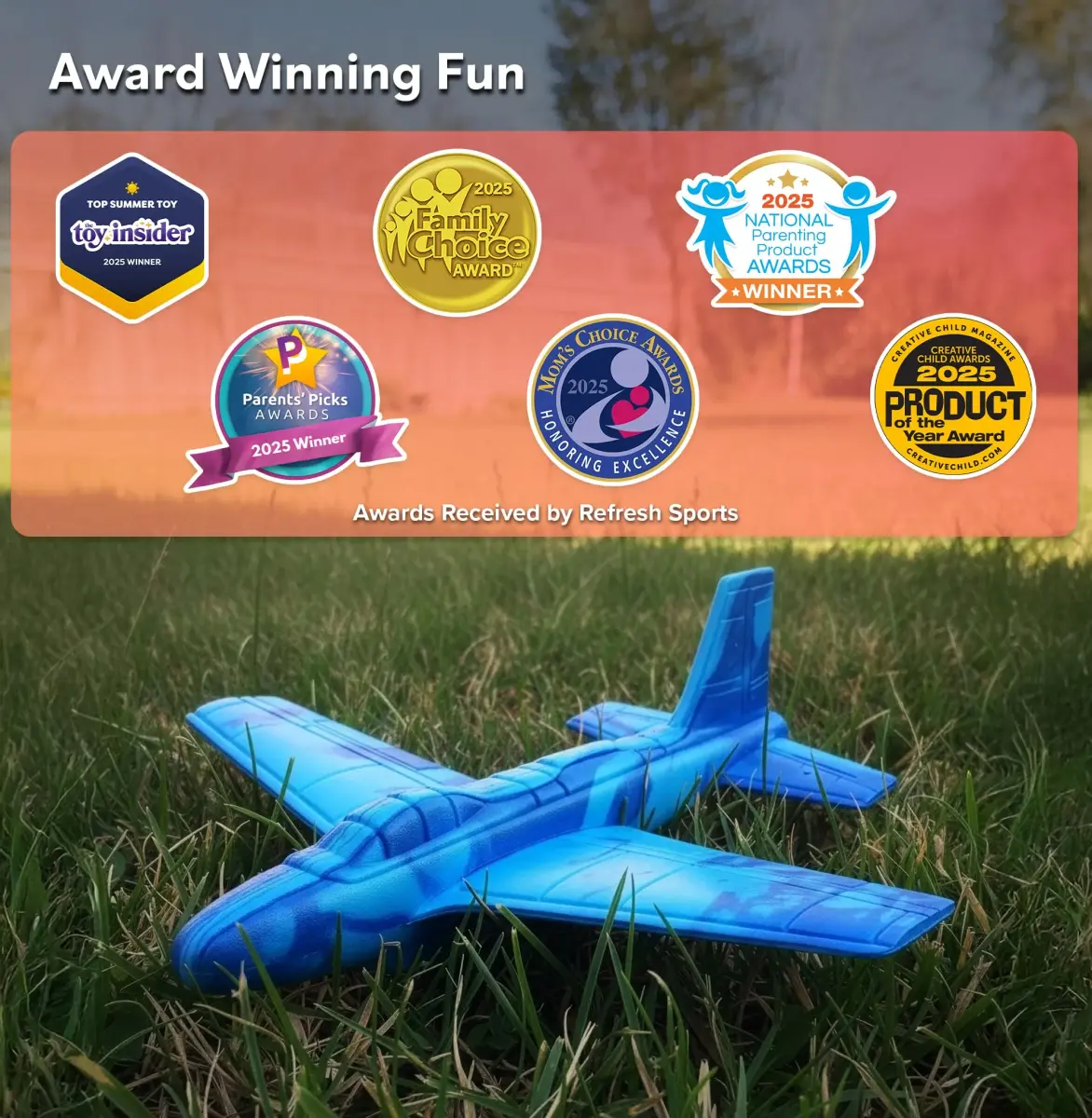 Refresh Sports EVA Foam Mini Glider Plane - Jet Black | Durable & Safe for Kids Ages 3+ - view 7