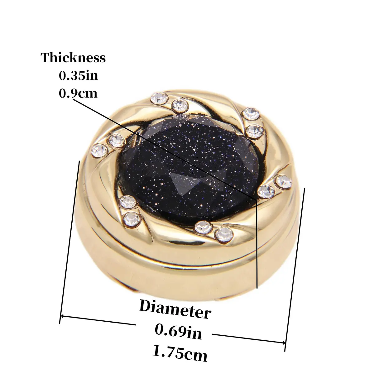 OoSsSoO Mens Button Covers Tuxedo Shirt Cufflinks Alternative Gold | Stylish Copper Snap-Over - view 3