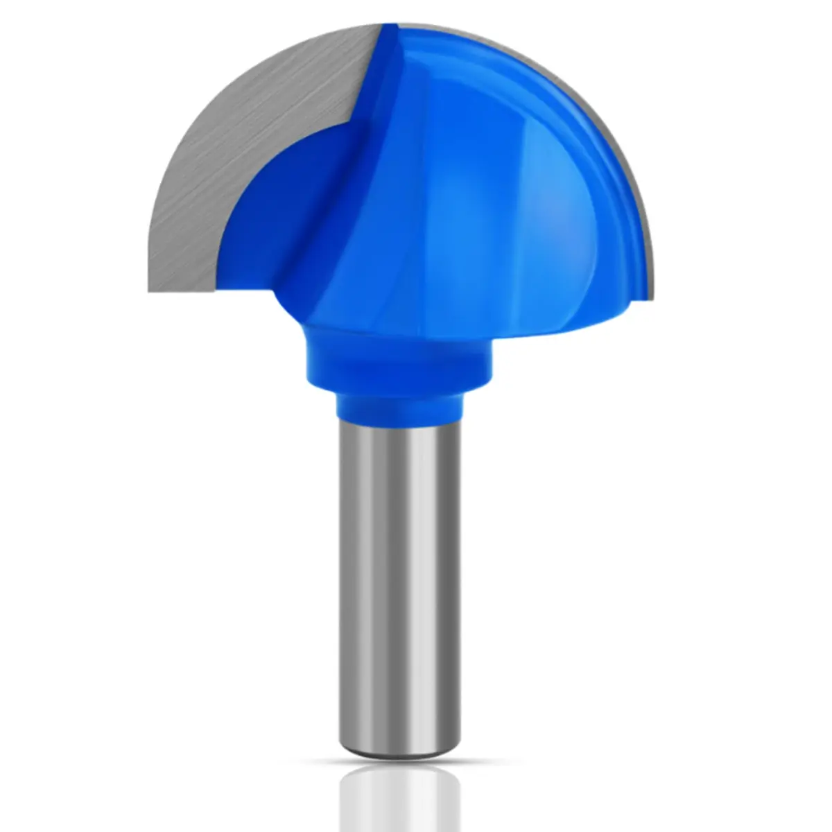 ASNOMY Core Box Router Bit 2" Cutting Diameter, 1/2" Shank | Solid Carbide 2-Flute Round Nose - main product image