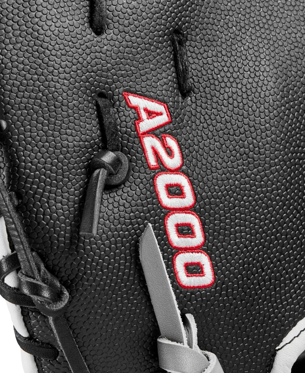 Wilson 2024 A2000 1620 12.5” Fastpitch First Base Mitt - Right Hand Throw, Black/Grey/Red | Pro Stock Leather - view 8
