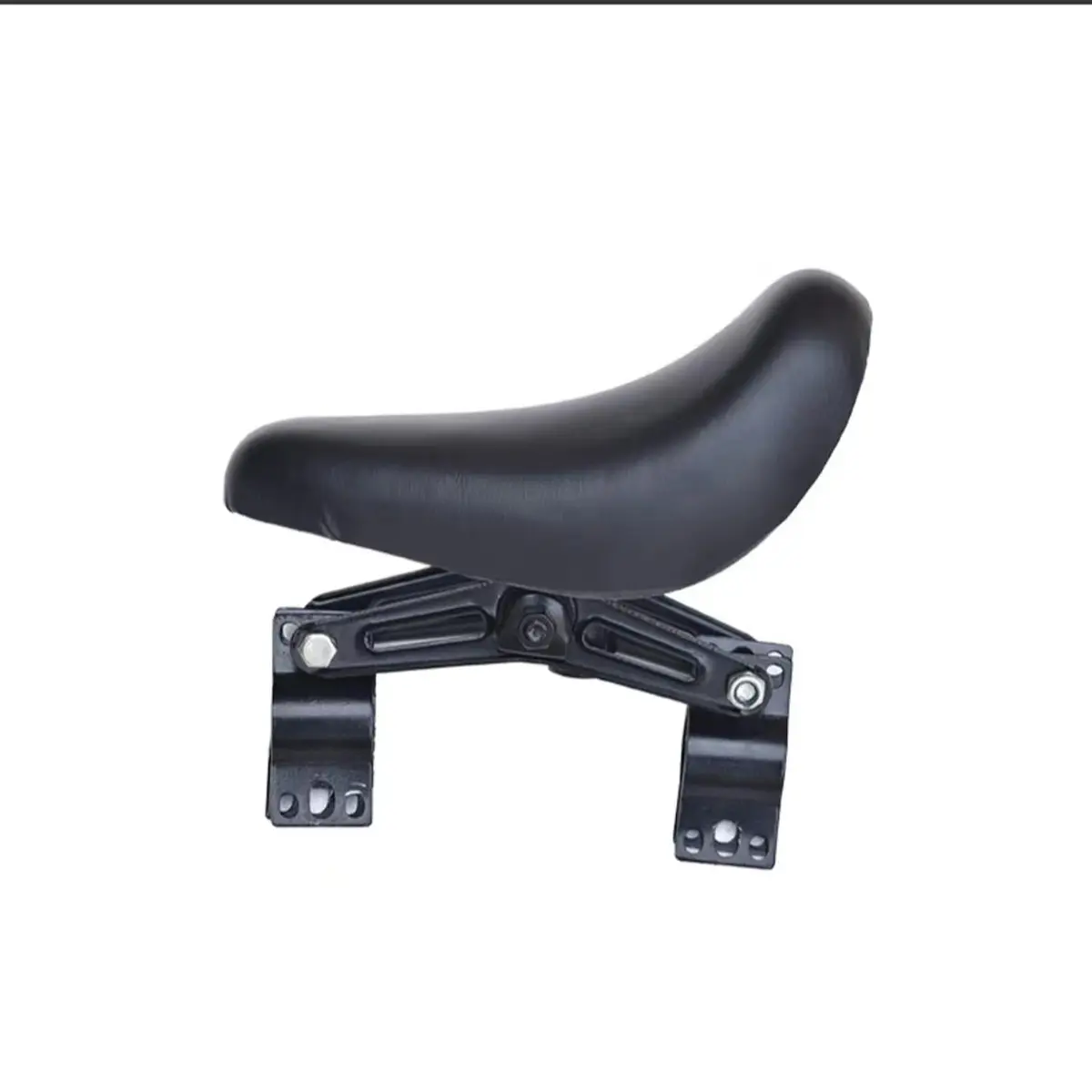 NELOMO Front Mounted Bicycle Seat for Kids with Handlebars & Foot Pedals | Aluminum Alloy, Black, Fits Most MTBs & City Bikes - view 5