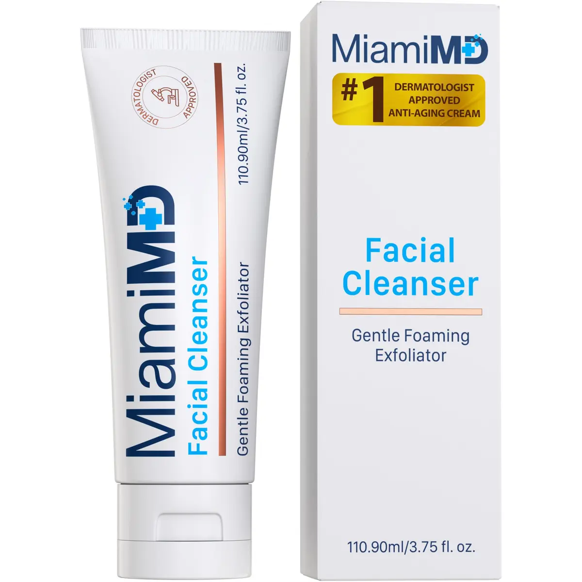 MiamiMD Face Wash 3.75oz | Hydrating & Moisturizing Facial Cleanser for All Skin Types - main product image