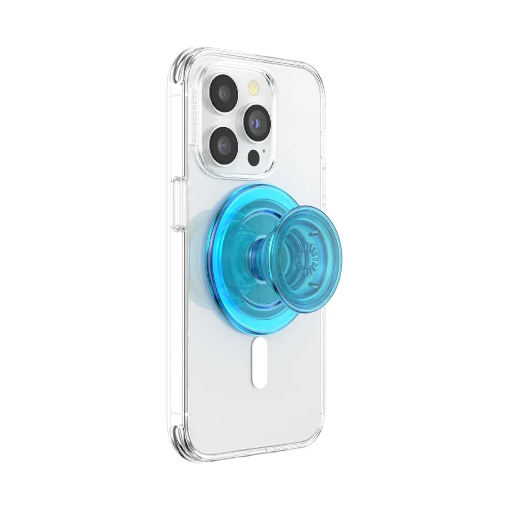 PopSockets Phone Grip for MagSafe, Magnetic Holder- Electric Blue | Secure, Slim & Versatile - main product image
