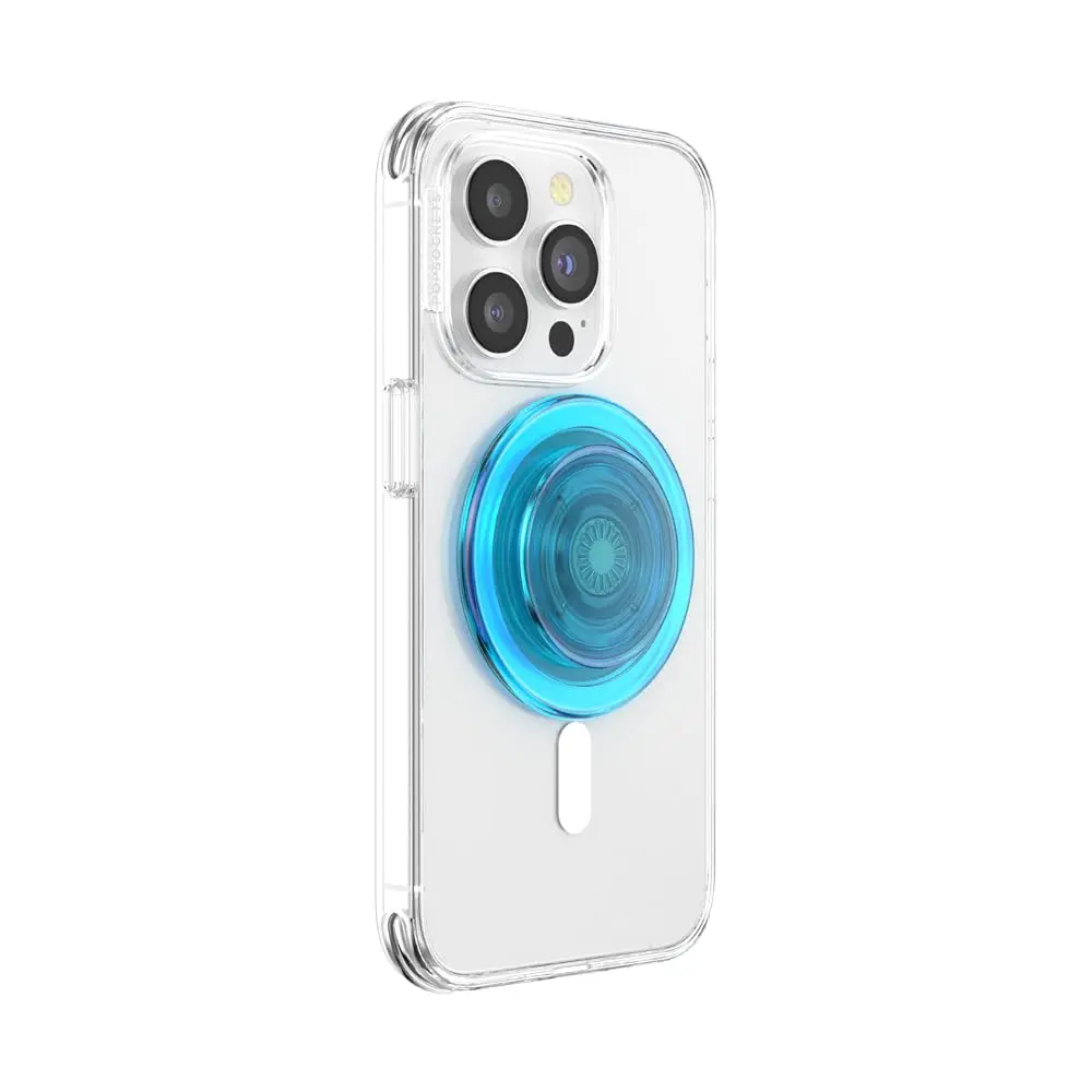 PopSockets Phone Grip for MagSafe, Magnetic Holder- Electric Blue | Secure, Slim & Versatile - view 2