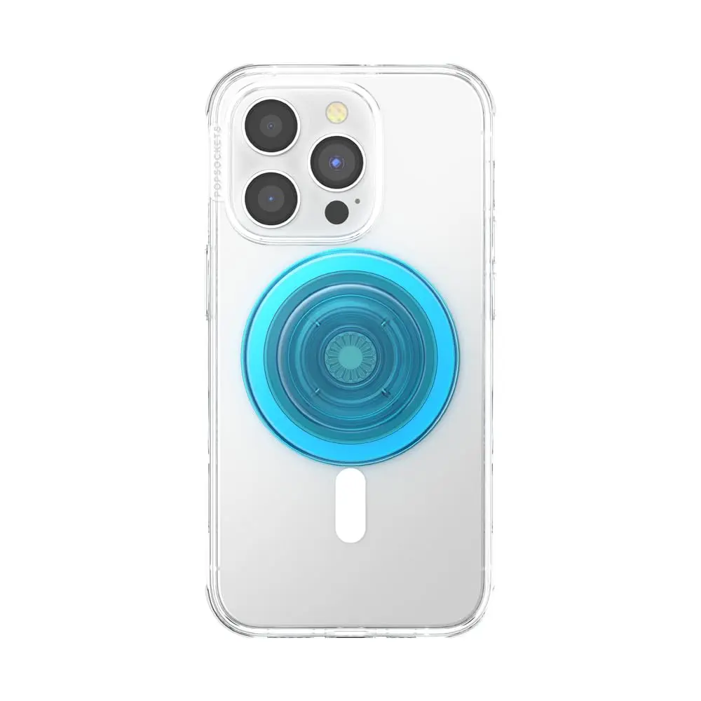 PopSockets Phone Grip for MagSafe, Magnetic Holder- Electric Blue | Secure, Slim & Versatile - view 3