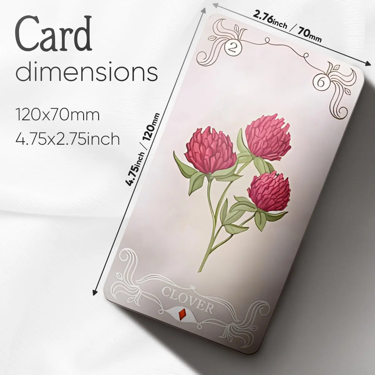 OMNITO Borderless Oracle Magic Lenormand Deck | Wisdom Cards for Love and Life | Vintage 36-Card Set with Guide Book for Soul, Destiny, and Fortune Reading - view 3