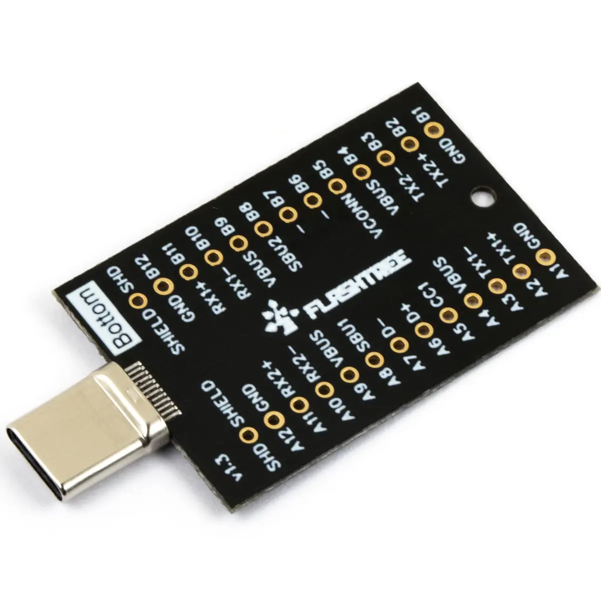 naughtystarts USB Type-C Breakout Board Male Connector 24 Pins Full Pins Output Gold Plated PCB | Single Board Computer - view 3