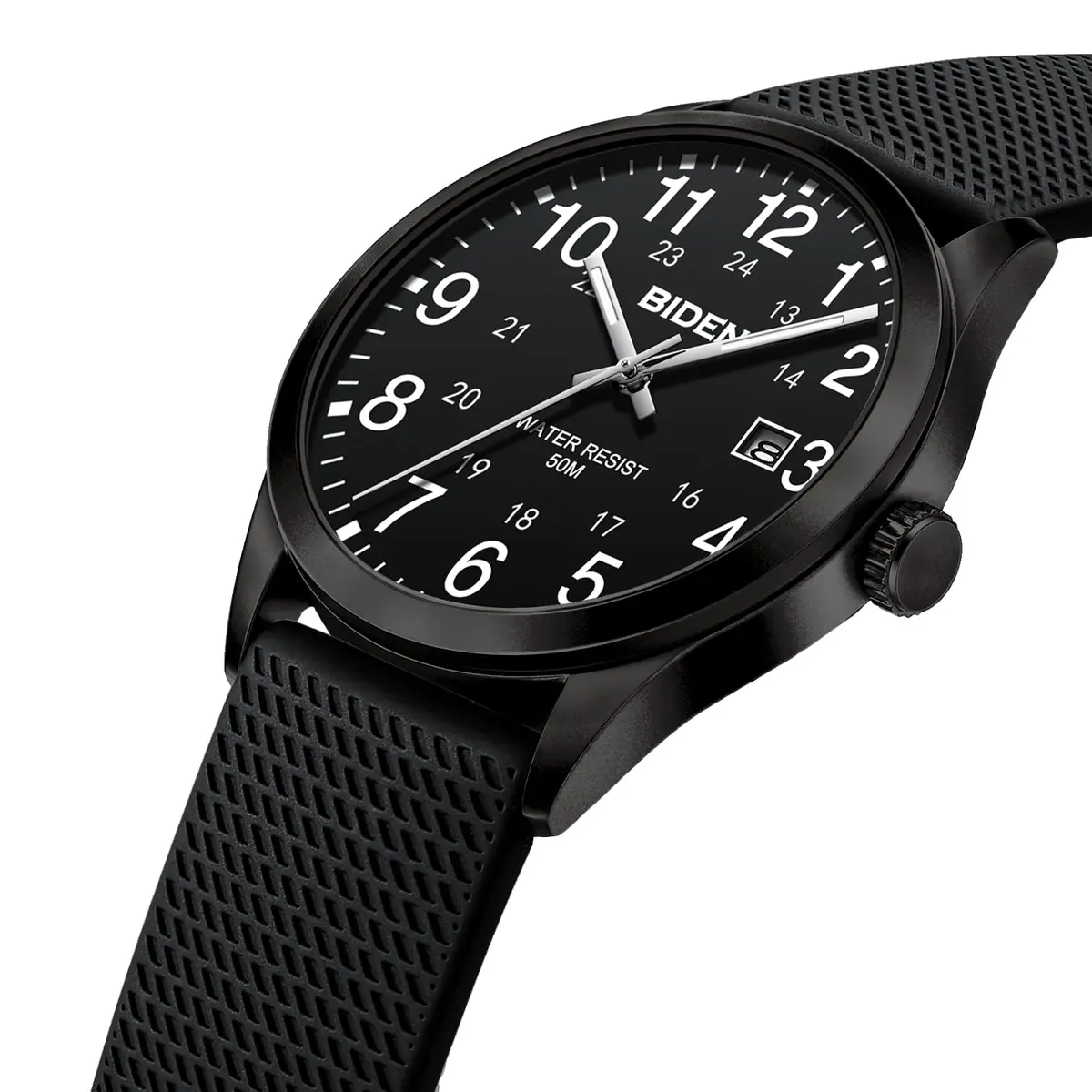 LN LENQIN Analog Quartz Sports Watch 40mm (1.57 inch) | Military Style with Luminous Dial - view 2