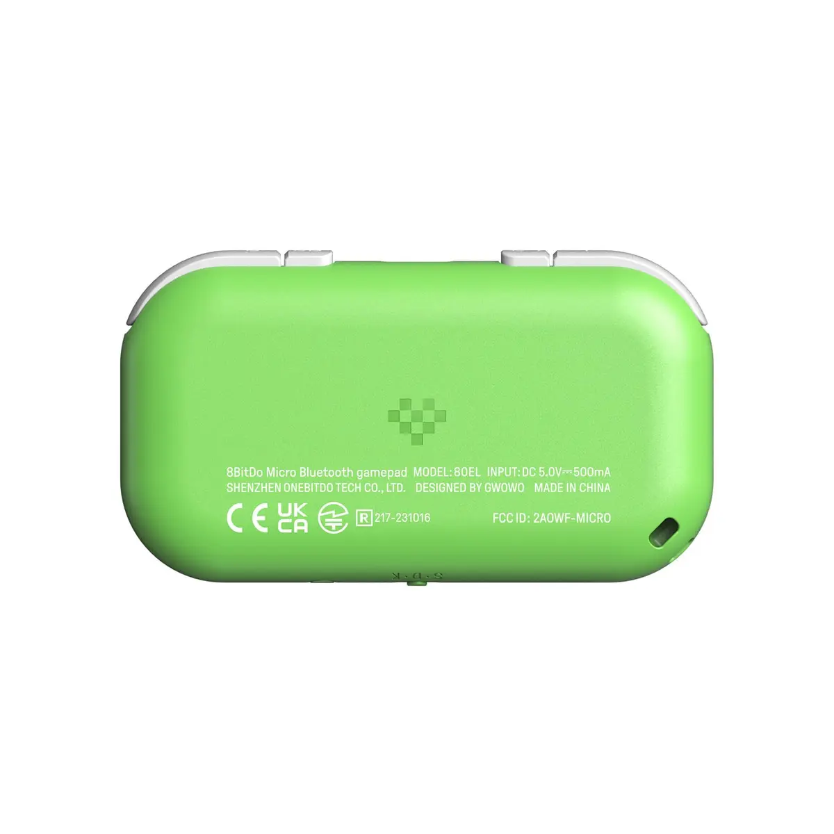 8Bitdo Micro Bluetooth Gamepad Green | Pocket-sized Mini Controller for Switch & Android - view 4