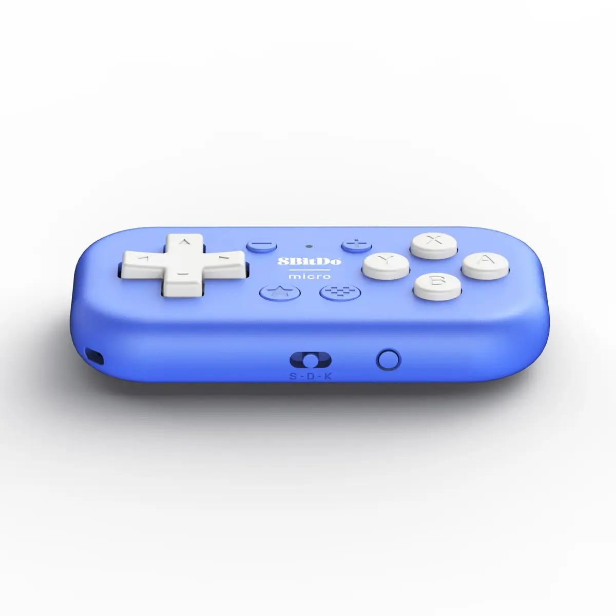 8Bitdo Micro Bluetooth Gamepad Pocket-sized Mini Controller Blue | 5cm (1.97in) x 10cm (3.94in) x 1.27cm (0.5in) - view 3