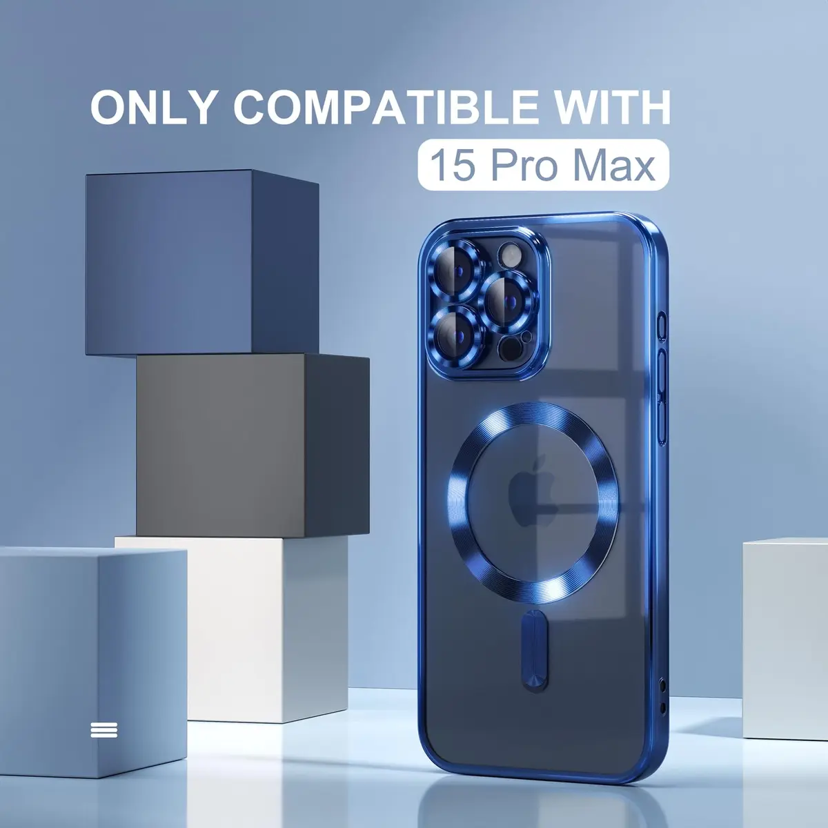 Misea Magnetic for iPhone 15 Pro Max Case Compatible with MagSafe | Crystal Clear, Shockproof & Dustproof - view 2