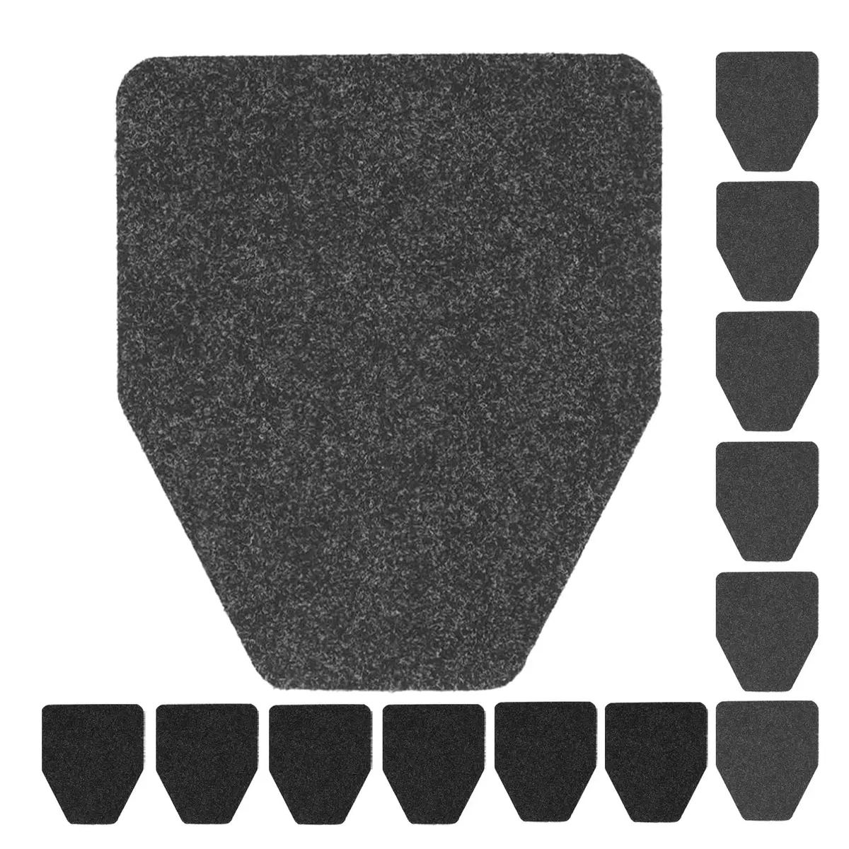 CHONOVO Urinal Mat 12 Pack 43x52cm (17.7"x20.5") | Non-Slip Absorbent Floor Pad for Commercial Restrooms - main product image