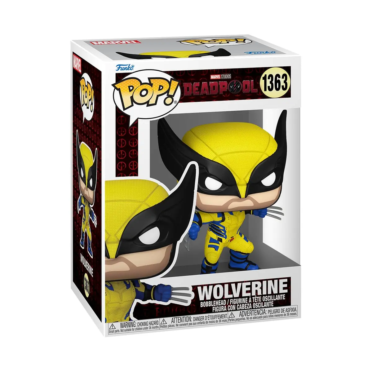 Funko POP! Marvel: Deadpool & Wolverine - Wolverine Vinyl Bobblehead 3.9 inches | Collectible Marvel Figurine for Fans - main product image