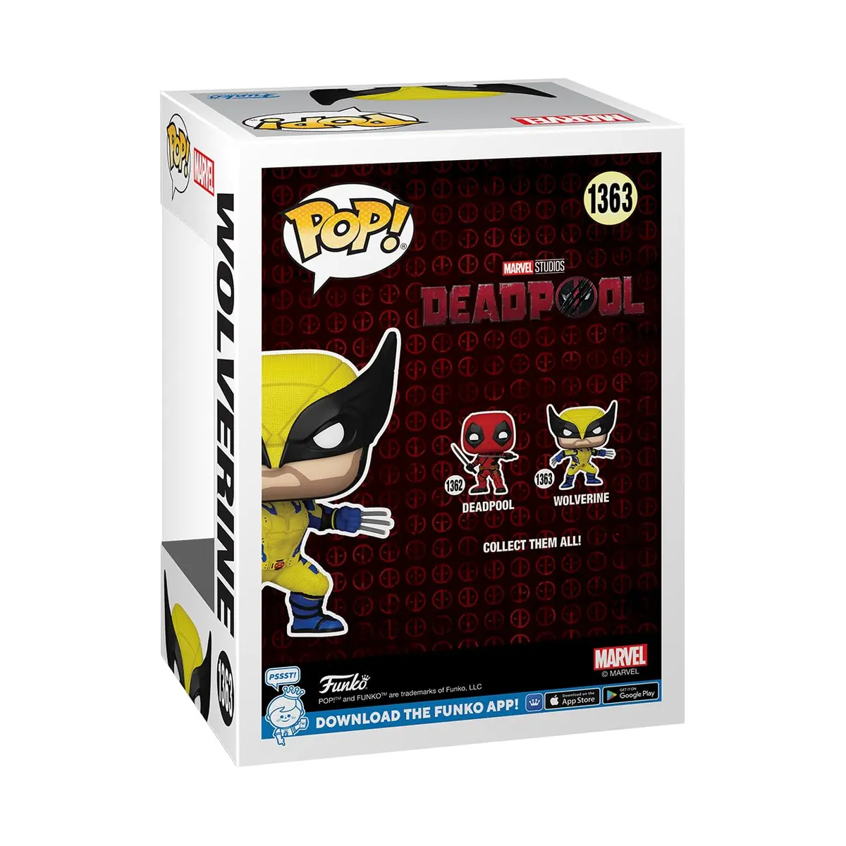 Funko POP! Marvel: Deadpool & Wolverine - Wolverine Vinyl Bobblehead 3.9 inches | Collectible Marvel Figurine for Fans - view 3