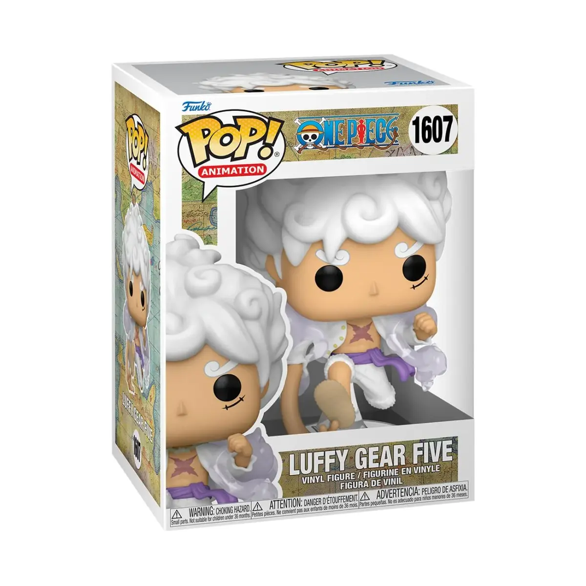 Funko POP! Animation Monkey D. Luffy Gear Five Vinyl Figure 9.5cm (3.75 inches) | Glow-in-the-Dark Chase Chance - main product image