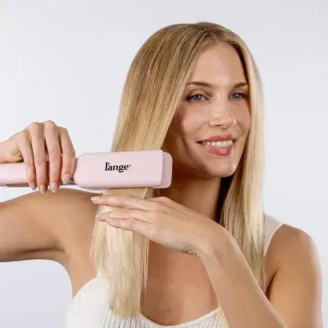 L'ANGE HAIR Le Titane 1.75" Titanium Flat Iron | Hair Straightener with Curved Edges & Infrared Heat - view 6
