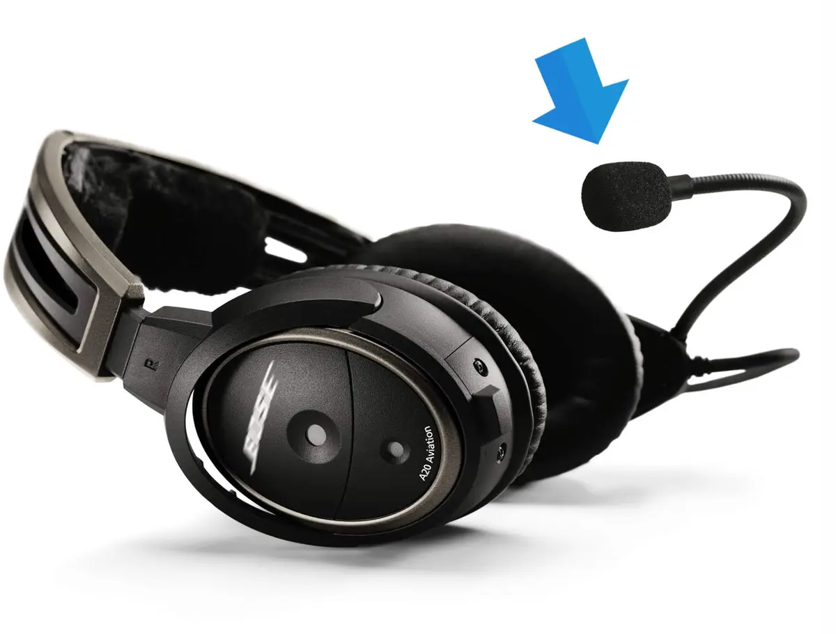 LEFXMOPHY Aviation Headset Mic Cover for Bose A20 & A30 | Wind Noise Blocker, Washable, Dust & Moisture Protection - view 3