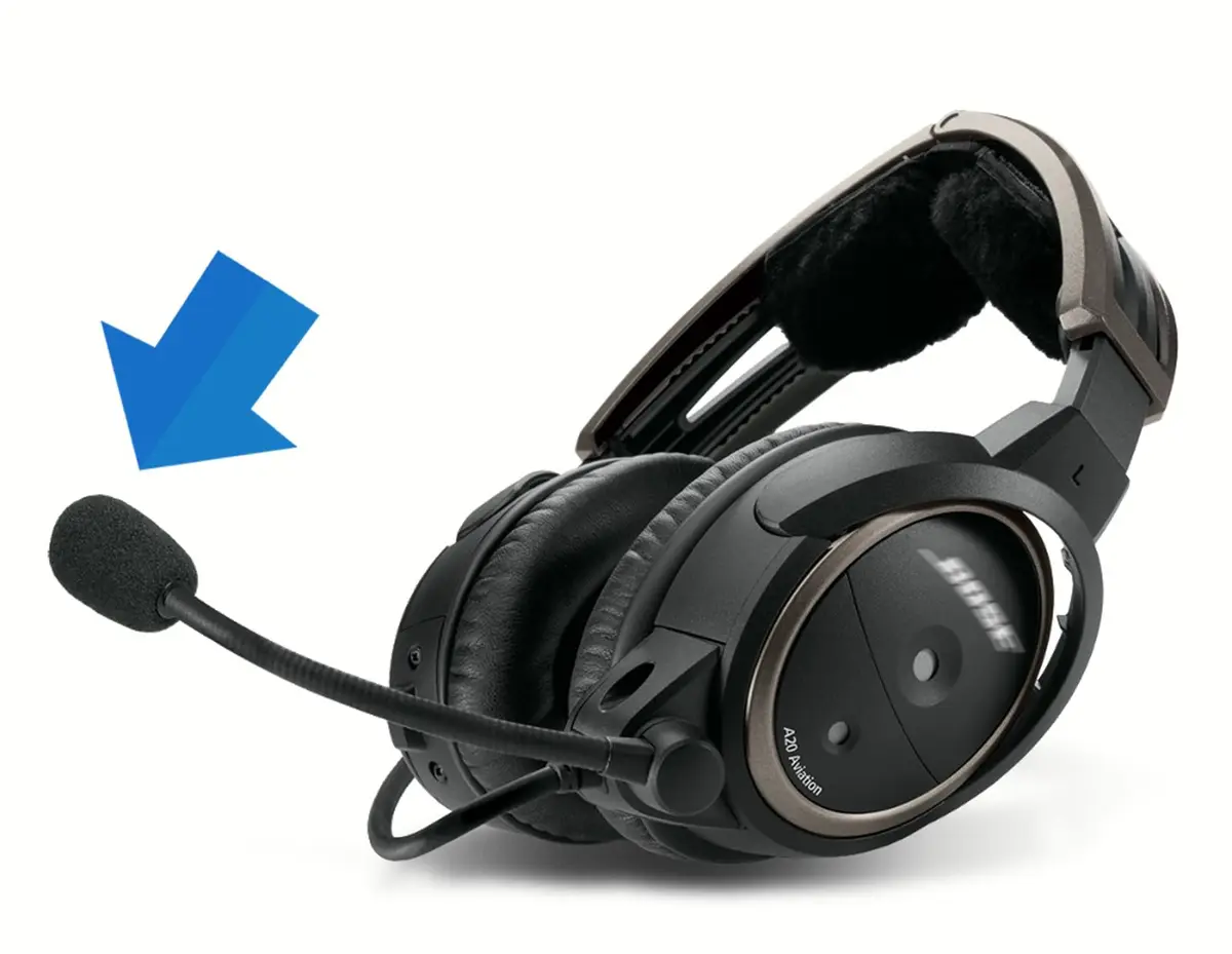 LEFXMOPHY Aviation Headset Mic Cover for Bose A20 & A30 | Wind Noise Blocker, Washable, Dust & Moisture Protection - view 4