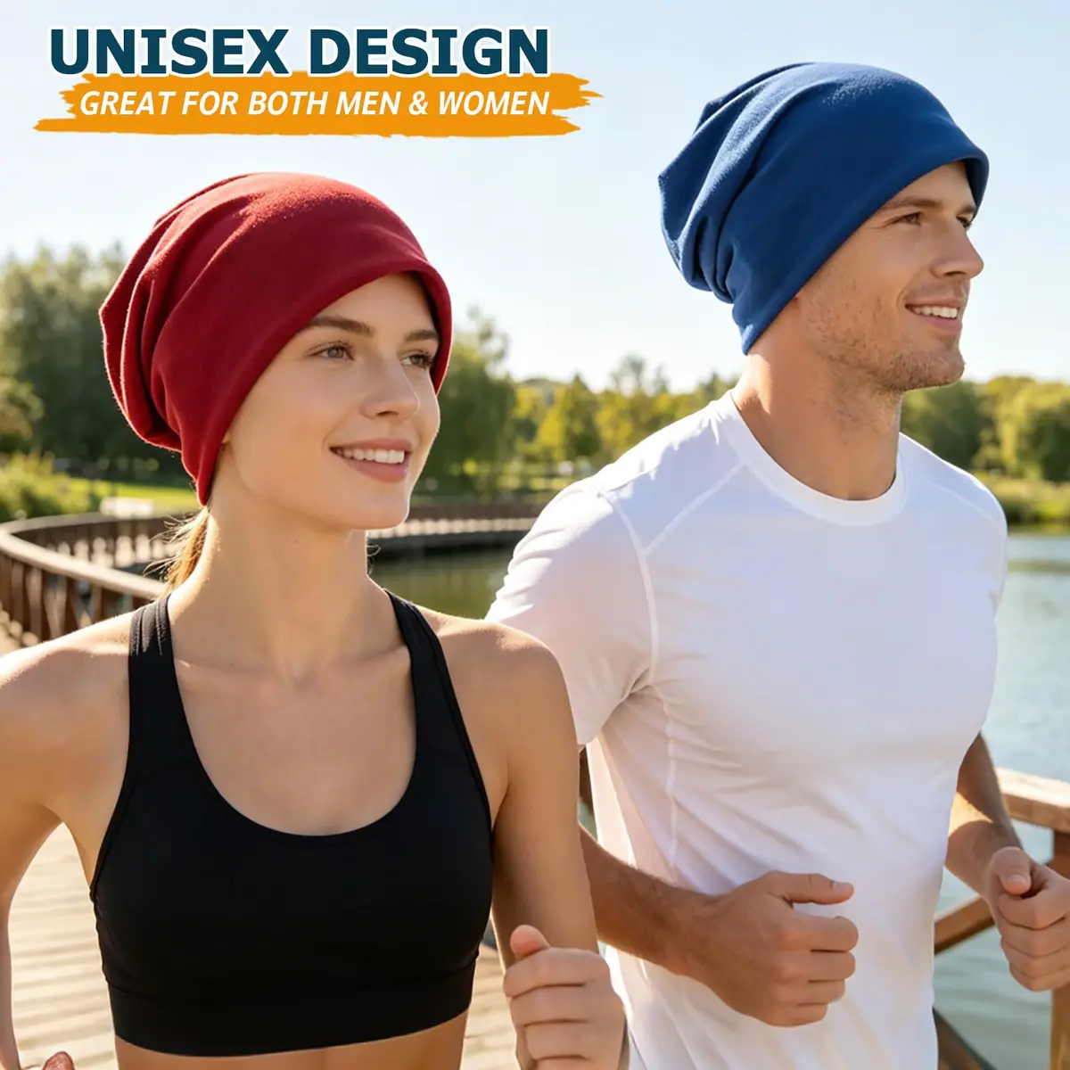 EINSKEY Slouchy Beanie for Men Women | Cotton, UV Protection, One Size - view 4