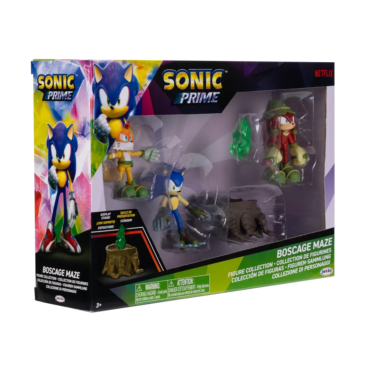 JAKKS Pacific Sonic Prime Action Figures Bos Cage Maze 2.5-inch | Sonic, Knuckles, Tails Ages 3+ - view 5