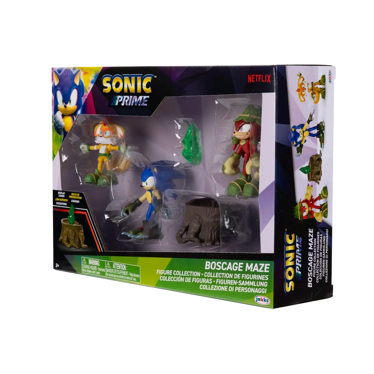 JAKKS Pacific Sonic Prime Action Figures Bos Cage Maze 2.5-inch | Sonic, Knuckles, Tails Ages 3+ - view 6