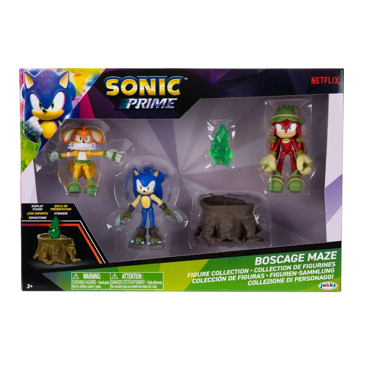 JAKKS Pacific Sonic Prime Action Figures Bos Cage Maze 2.5-inch | Sonic, Knuckles, Tails Ages 3+ - view 3