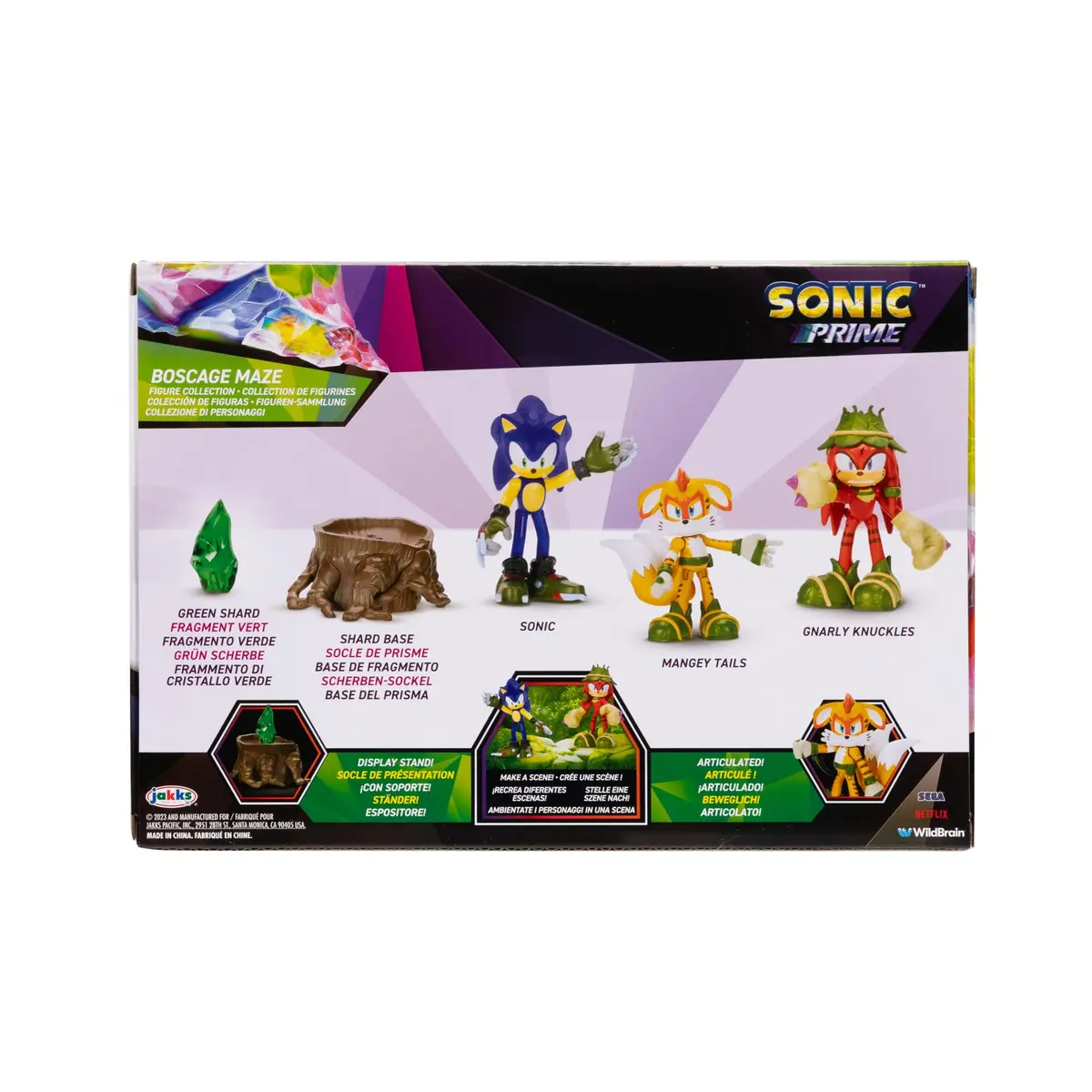 JAKKS Pacific Sonic Prime Action Figures Bos Cage Maze 2.5-inch | Sonic, Knuckles, Tails Ages 3+ - view 4