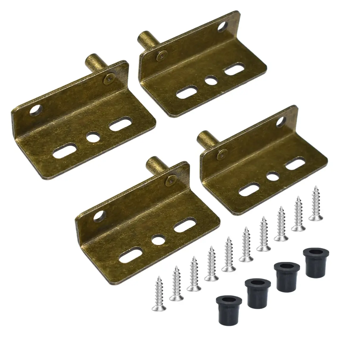 Aifeier ET 2 Sets Pivot Hinges Bronze Heavy Duty Concealed Shaft | Durable Cold Rolled Steel - main product image