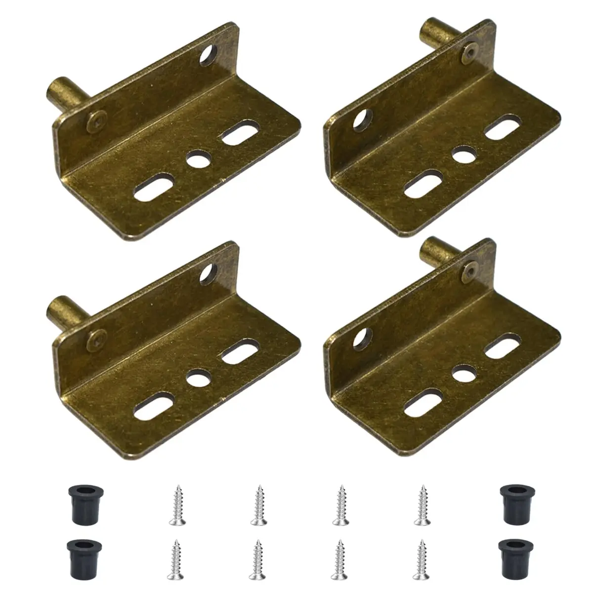 Aifeier ET 2 Sets Pivot Hinges Bronze Heavy Duty Concealed Shaft | Durable Cold Rolled Steel - view 7
