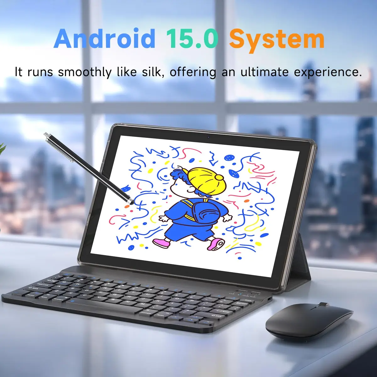 IWEGGO Android 15 Tablet 10 Inch 18GB RAM 128GB ROM | 2TB Expandable, 2.4G/5G WiFi6, 6000mAh Battery - view 3