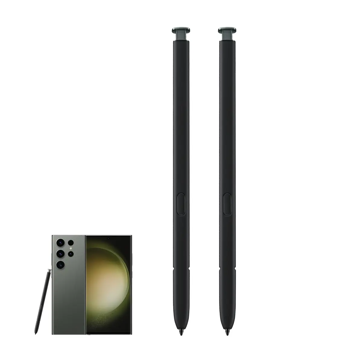 CaoXiong 2 Pcs Galaxy S23 Ultra S Pen Replacement (Green) | High Precision, Pressure Sensitive - main product image
