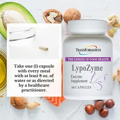 TRANSFORMATION LypoZyme Enzyme Supplement 120 Cap | Supports Digestion & Nutrient Absorption - view 6