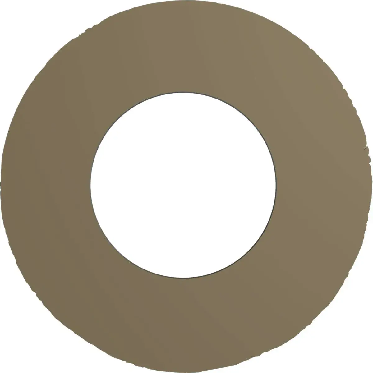 Ekena Millwork Claremont Ceiling Medallion 9"OD x 4 1/2"ID x 1/2"P (Pack of 2) | Lightweight Polyurethane for Easy Installation - view 4